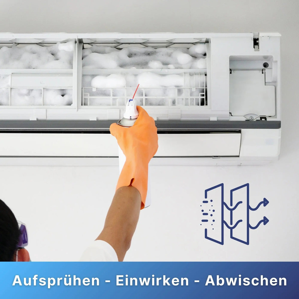 Sollero Klimaanlagen Reiniger & Desinfektion (500ml) – energiesparend von Sollero