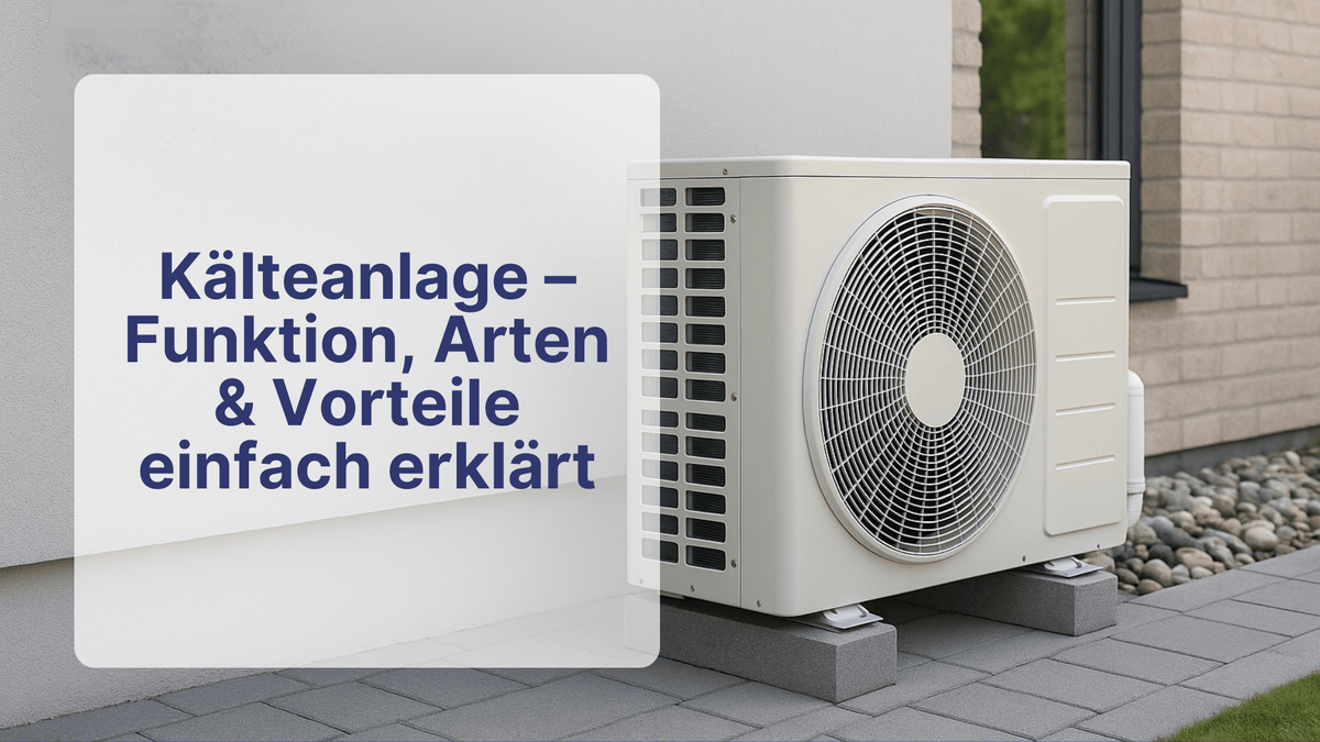 Kälteanlage – Funktion, Arten & Vorteile einfach erklärt