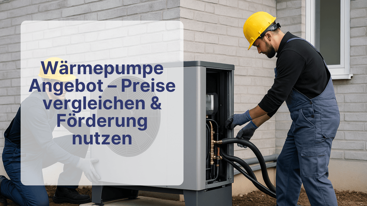 Wärmepumpe Angebot – Preise vergleichen & Förderung nutzen | Sollero - Sollero