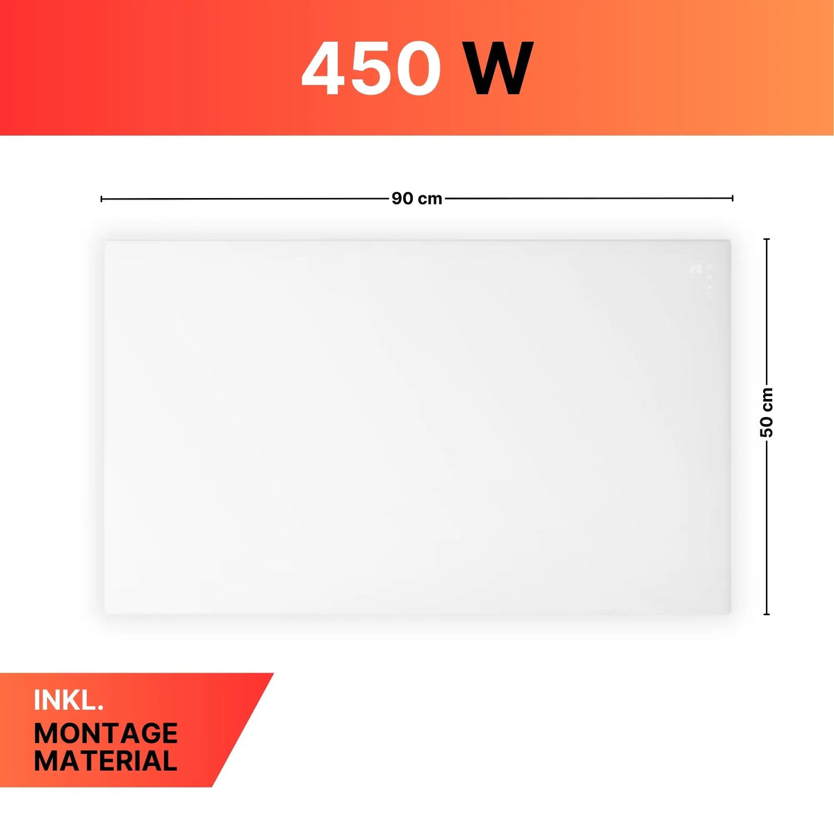Sollero Infrarotheizung 450W bis 1200W – energiesparend von Sollero