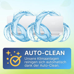 Sollero Split Klimaanlage 3,5 kW zum Kühlen und Heizen Quick Connect Set – energiesparend von Sollero